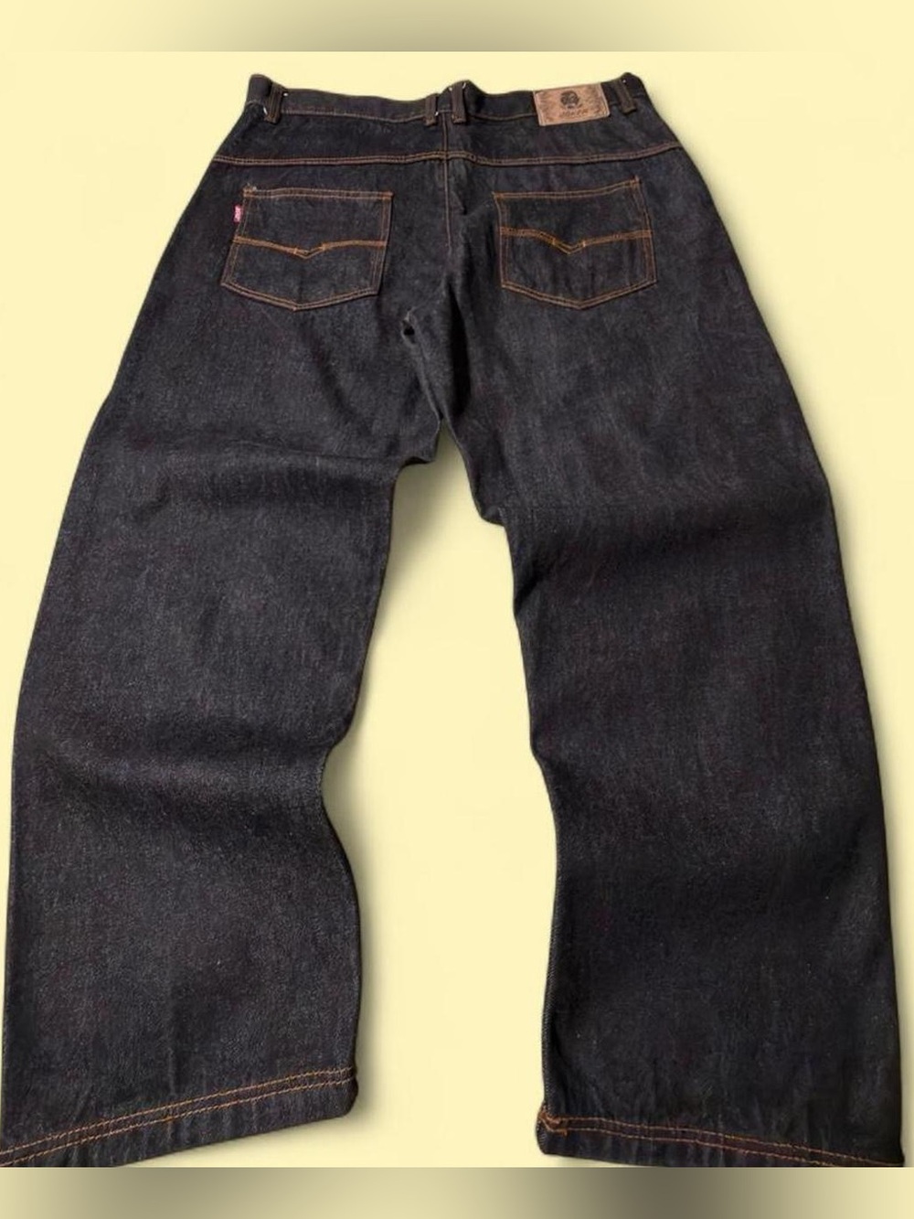 Joker Black Y2K Baggy Jeans Size 40 / 38 Measurements
